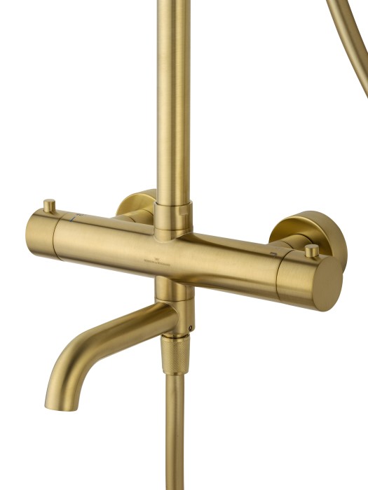 Душевая система с термостатом, Wonzon & Woghand Stick, WW-88739903-BG цвет: золото