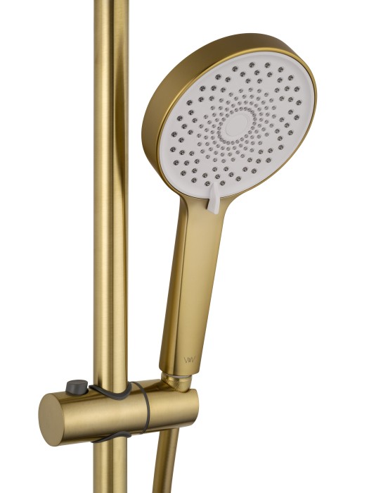 Душевая система с термостатом, Wonzon & Woghand Stick, WW-88739903-BG цвет: золото