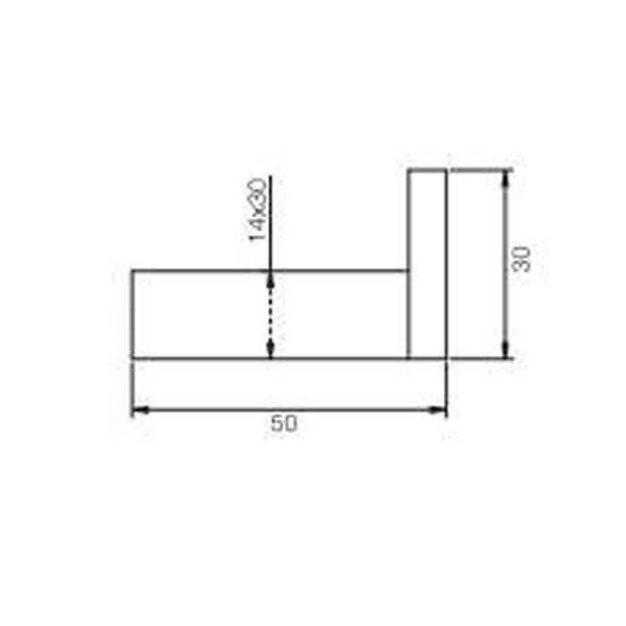 Fima Carlo Frattini Крючок, подвесной, Quadra, F6024/1CR цвет: хром