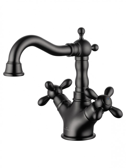 Смеситель для раковины, Wonzon &amp; Woghand Retro, WW-88139020-BGM цвет: графит