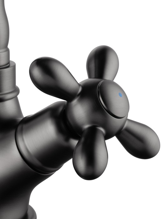 Смеситель для раковины, Wonzon & Woghand Retro, WW-88139020-BGM цвет: графит