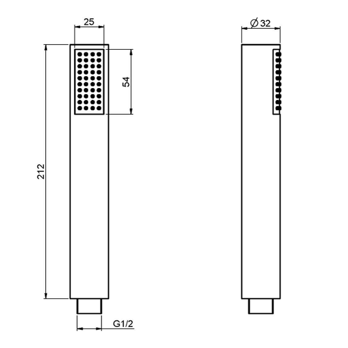 Fima Carlo Frattini Ручной душ, Wellness, F2067CR цвет: хром