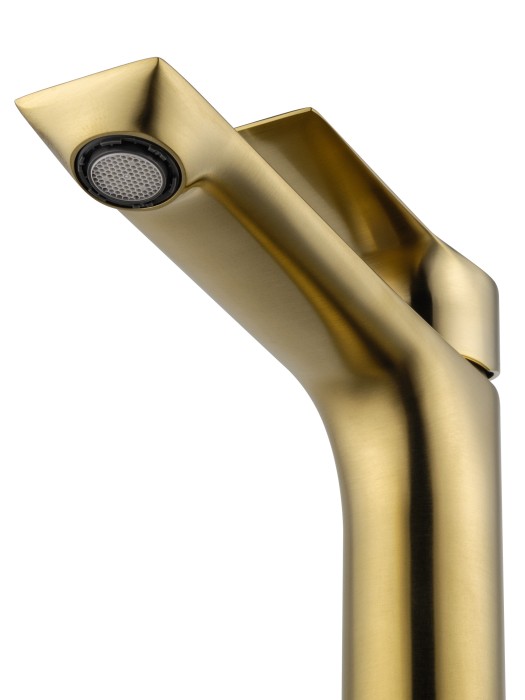 Смеситель для раковины высокий, Wonzon & Woghand Brilliant, WW-88019079-BG цвет: золото
