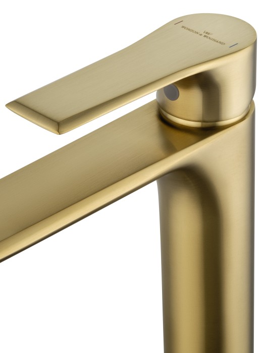 Смеситель для раковины высокий, Wonzon & Woghand Brilliant, WW-88019079-BG цвет: золото