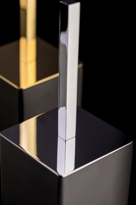 Ерш для унитаза black-chrome, Boheme - 10949-B-CR