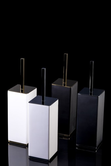 Ерш для унитаза black-chrome, Boheme - 10949-B-CR