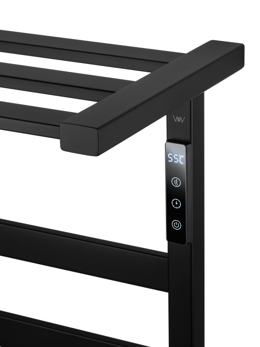 Полотенцесушитель электрический, Wonzon & Woghand Frankfurt, WW-A1026-MB цвет: черный