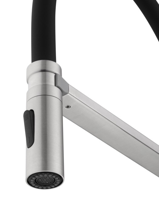 Смеситель для кухни с гибким изливом, Wonzon & Woghand, WW-88438003-BN цвет: никель