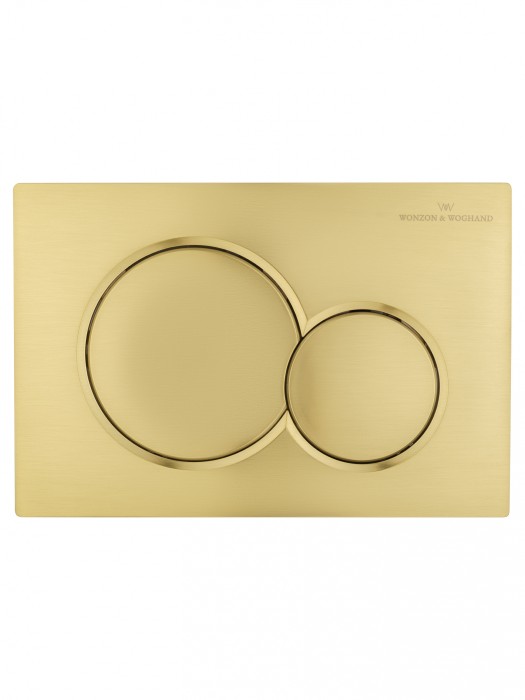 Кнопка смыва для инсталляции механическая, Wonzon &amp; Woghand, WW-IB232-BG цвет: золото