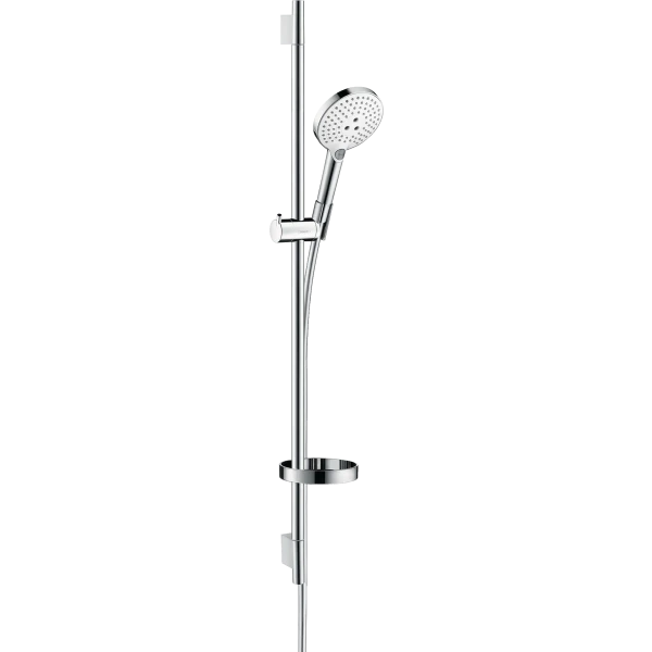 Душевой гарнитур со штангой 90см и мыльницей Raindance Select S Hansgrohe, белый, хром арт. 26631400