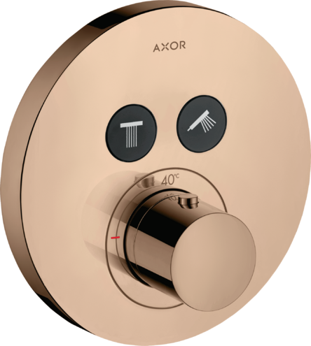 Термостат для душа ShowerSelect Axor, полированное красное золото арт. 36723300
