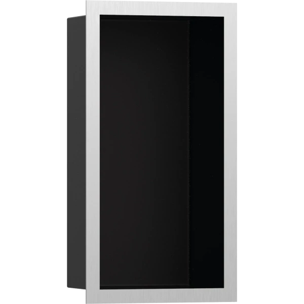 Настенный короб с цветом корпуса и дизайнерской рамой, 30х15х10 см, Hansgrohe XtraStoris Individual, сталь арт. 56095800