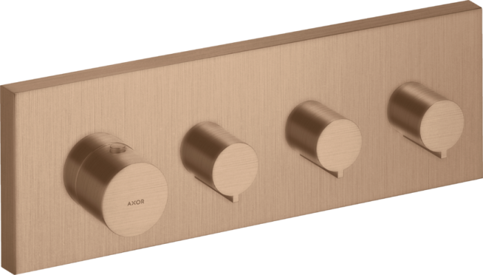 Термостат для душа ShowerSolutions Axor, шлифованное красное золото арт. 10751310