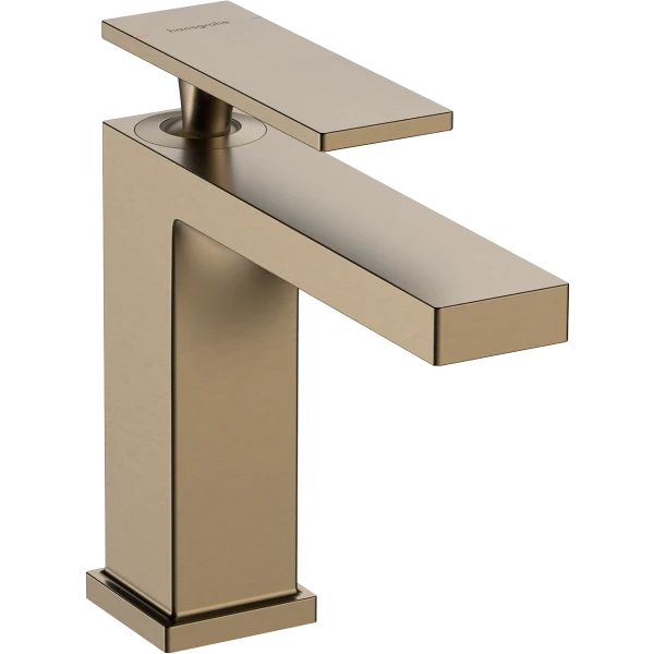 Смеситель для раковины EcoSmart+, Hansgrohe Tecturis E, бронза арт. 73011140
