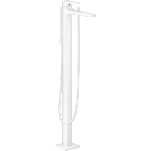 Смеситель для ванны напольного монтажа, Hansgrohe Metropol, белый арт. 32532700