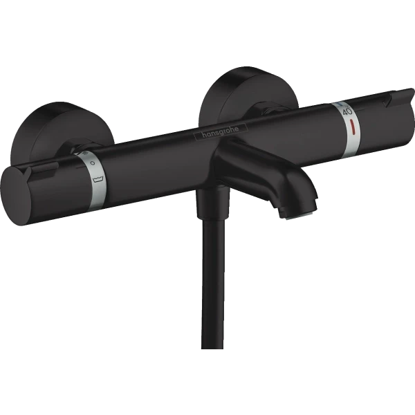 Смеситель для ванны с термостатом, Hansgrohe Ecostat Comfort, черный арт. 13114670