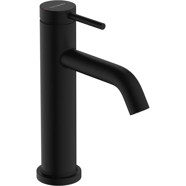 Cмеситель для раковины EcoSmart+, с донным клапаном, Hansgrohe Tecturis S, чёрный арт. 73310670