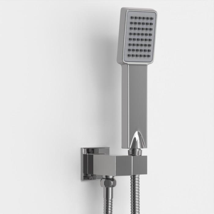 Душевой комплект, поворотный излив, хром, Berges Nardis арт. 071010