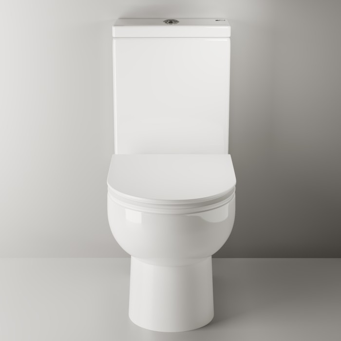 Унитаз с бачком и сиденьем Ceramicanova Cult, белый арт. CN1202C