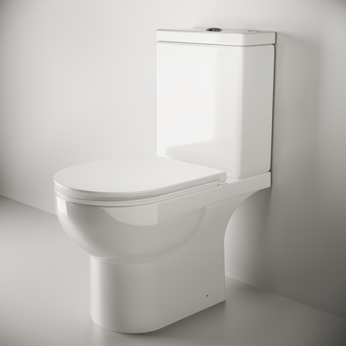 Унитаз с бачком и сиденьем Ceramicanova Cult, белый арт. CN1202C