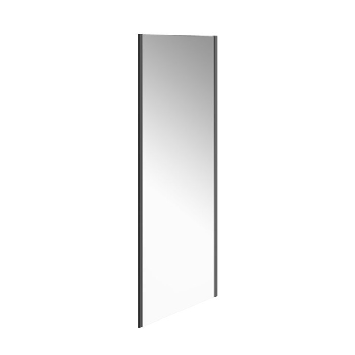 Душевая боковая панель 90х195, Vetro Kerama Marazzi, черный - VE.90.FP.BLK.M