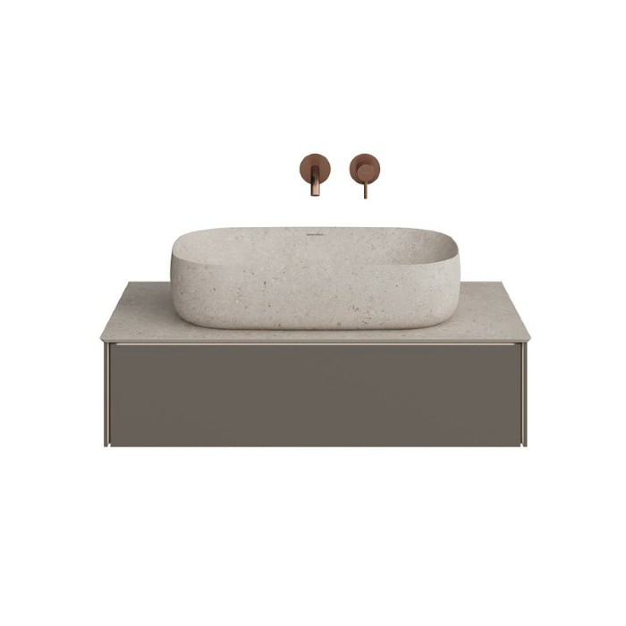 Тумба подвесная 90см, 1 ящик, Magica Kerama Marazzi, серый - MA.90.1\EGR.M