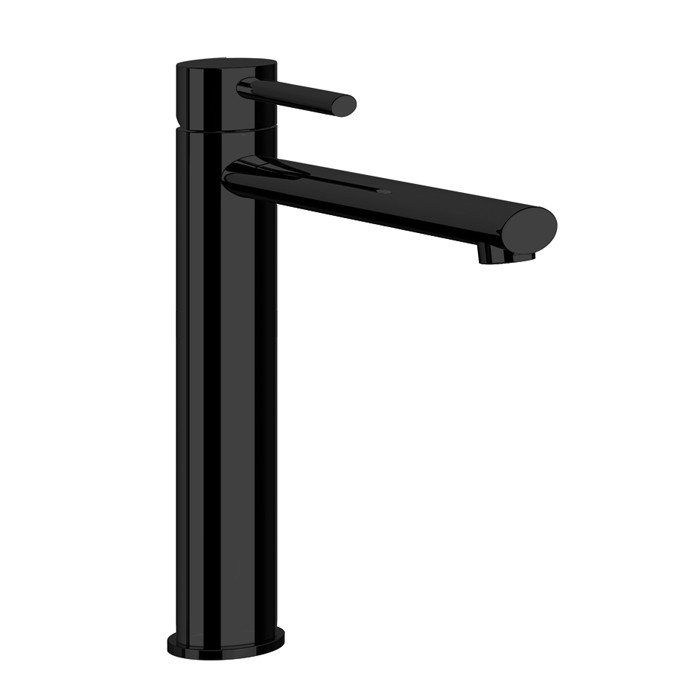 Смеситель для раковины на 1 отверстие, высокий излив 210мм, Gessi Ovale, black xl арт. 11944#299