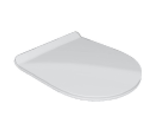 Сиденье с микролифтом и съемными петлями, тонкое для унитаза, Olympia ceramica Monolith, белый глянцевый арт. C9MON01