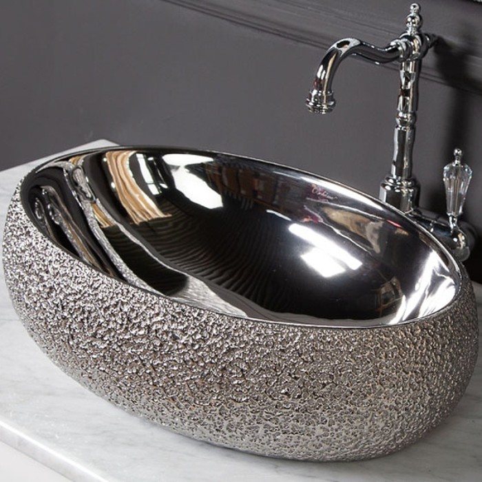 Раковина 48х34х15см, silver, Boheme Neoart - 861