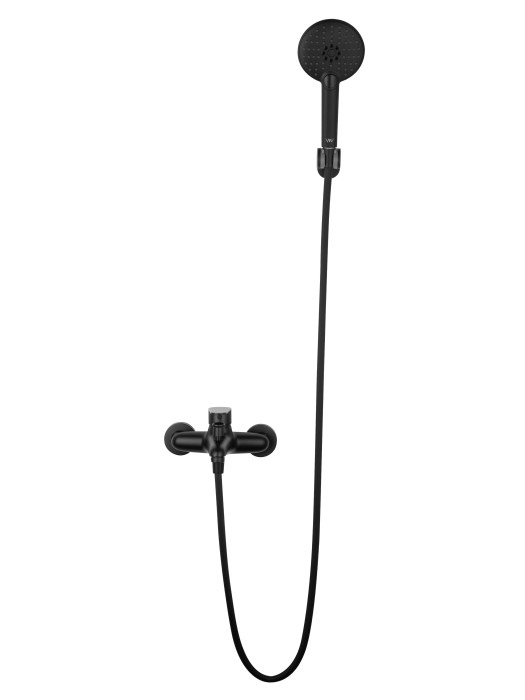 Смеситель для ванны с душем, Wonzon & Woghand Alfa, WW-AE3204-MB цвет: черный