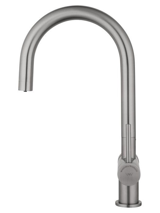 Смеситель для кухни c подключением фильтра, Wonzon & Woghand, WW-3211-BS цвет: никель