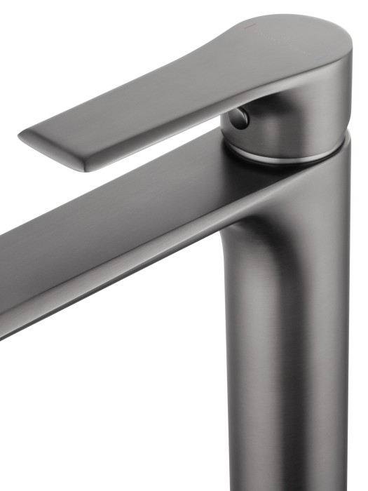 Смеситель для раковины высокий, Wonzon & Woghand Brilliant, WW-88019079-BGM цвет: графит