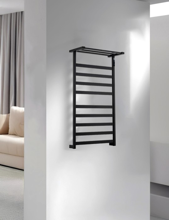 Полотенцесушитель электрический, Wonzon & Woghand Frankfurt, WW-A1029-MB цвет: черный