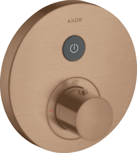Термостат для душа ShowerSelect Axor, шлифованное красное золото арт. 36722310