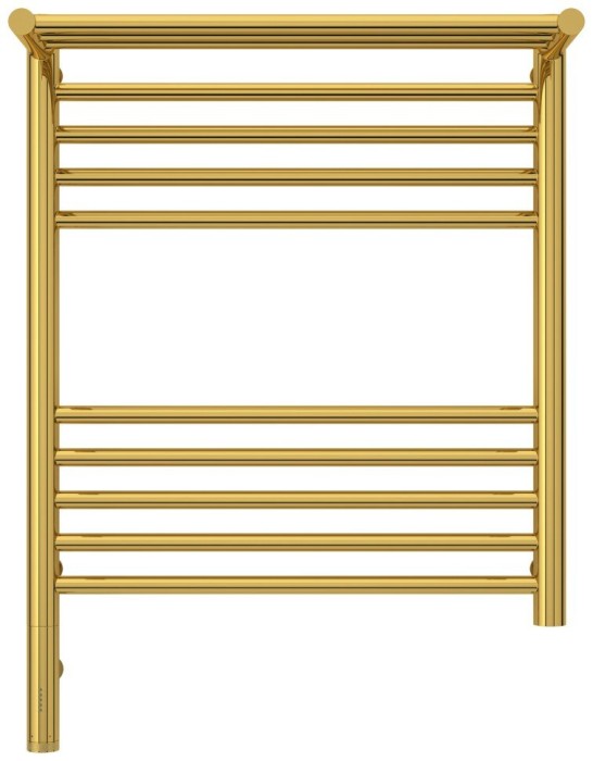 Сунержа Электрический полотенцесушитель 600x500, Богема 3.0 с 1 полкой, 03-5806-6050 цвет: золото