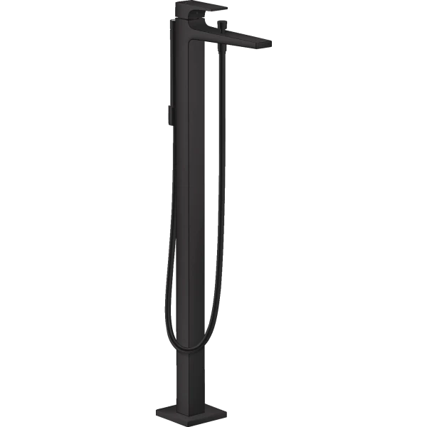 Смеситель для ванны напольного монтажа, Hansgrohe Metropol, черный арт. 32532670
