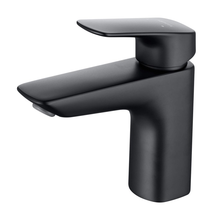 Cмеситель для раковины, без донного клапана, Aquatek Вега, черный арт. AQ1010MB