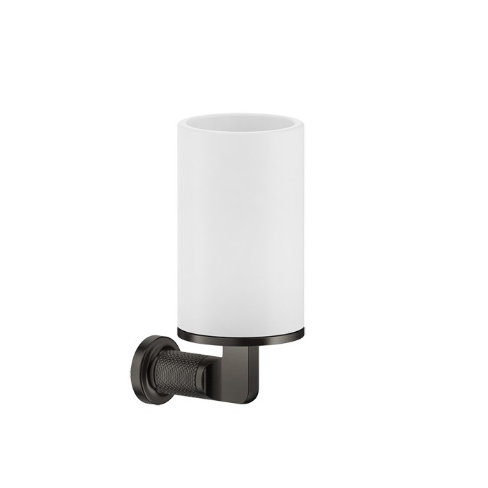 Стакан для зубных щеток настенный, Gessi Inciso, белый/nero xl арт. 58507#299