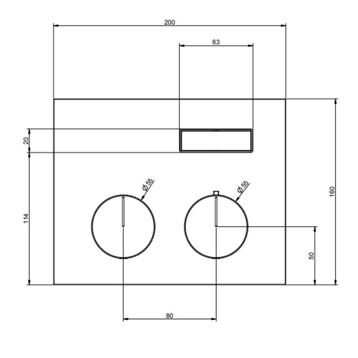 Термостат для душа, 1 источник, Gessi Hi Fi, black xl арт. 63002#299