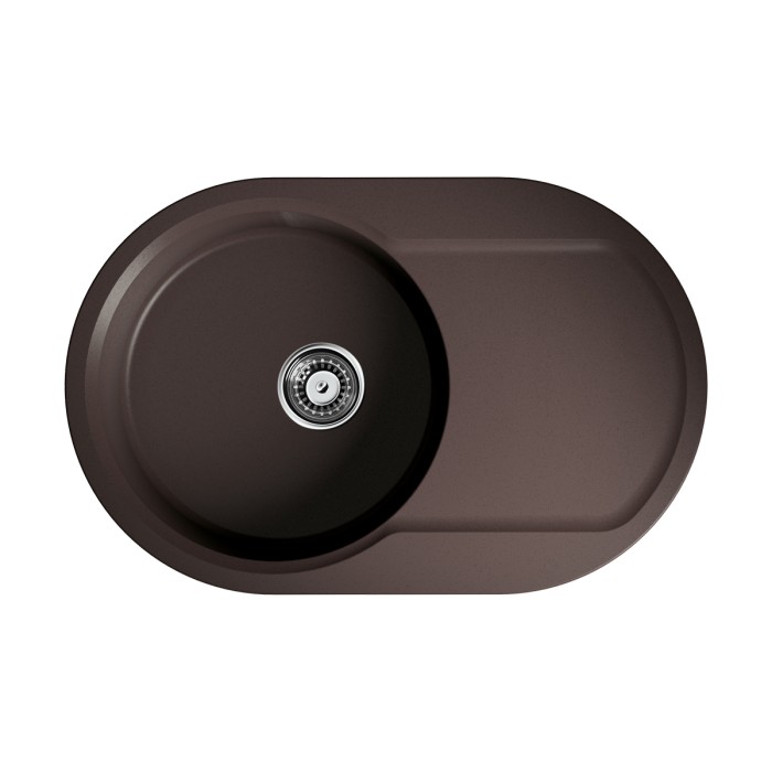 Кухонная мойка Omoikiri Manmaru 78-DC Artgranit, цвет темный шоколад арт. 4993361