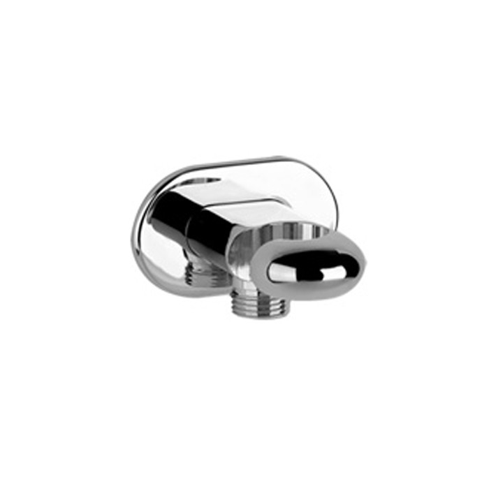 Держатель душевой лейки с выводом воды на 1/2”, Gessi Goccia, хром арт. 33761#031