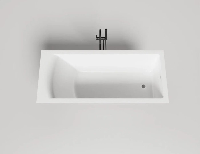 Ванна встраиваемая 169,8x75, матовая, Salini CASCATA арт. 104113MRF