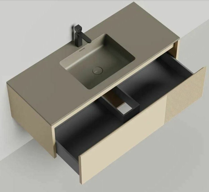 Подвесная тумба domino 1200, эмаль, onda, Salini арт. 27D112ON