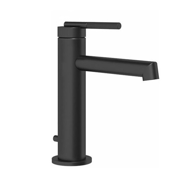 Смеситель для раковины, 1 отв., с донным клапаном, Gessi Ingranaggio, цвет black metal pv арт. 63501#707