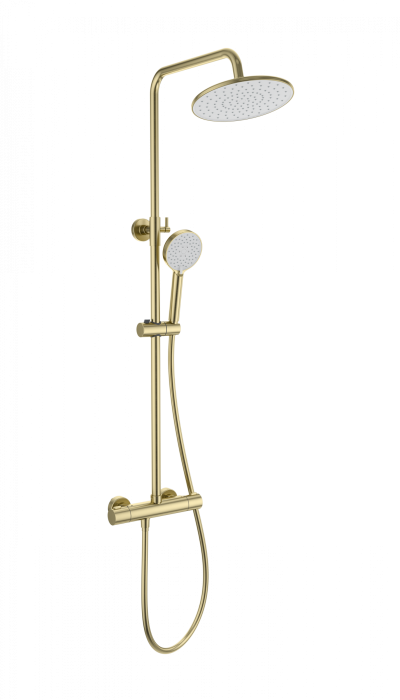 Душевая система с термостатом, Wonzon &amp; Woghand Inn, WW-B3047-A-BG цвет: золото