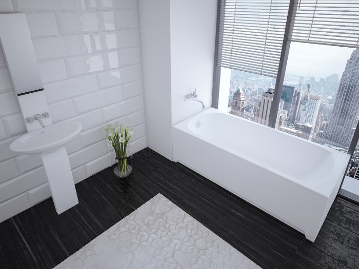 Акриловая ванна 150х75 без гидромассажа Aquatek Ника арт. NIK150-0000001