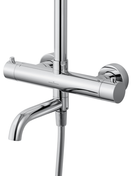 Душевая система с термостатом, Wonzon & Woghand Stick, WW-88739903-CR цвет: хром