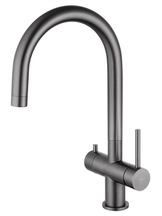 Смеситель для кухни c подключением фильтра, Wonzon &amp; Woghand, WW-3211-BGG цвет: графит