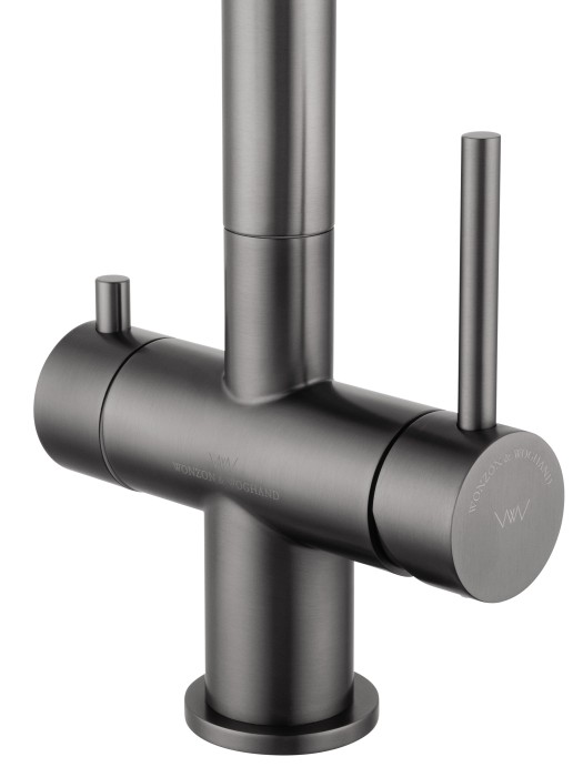 Смеситель для кухни c подключением фильтра, Wonzon & Woghand, WW-3211-BGG цвет: графит