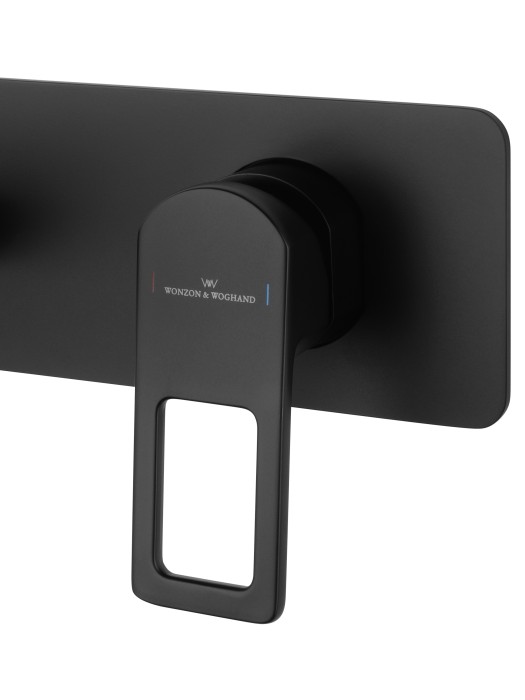 Смеситель для раковины встраиваемый, Wonzon & Woghand Frame, WW-88869010-MB цвет: черный